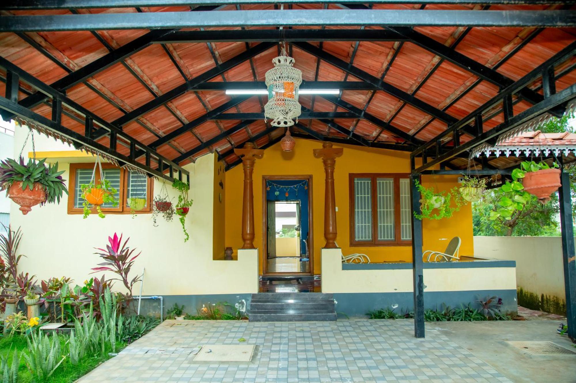 A Chettinad Villa In Coimbatore On The Way To Adiyogi And Nearer To Maruthamalai Екстер'єр фото